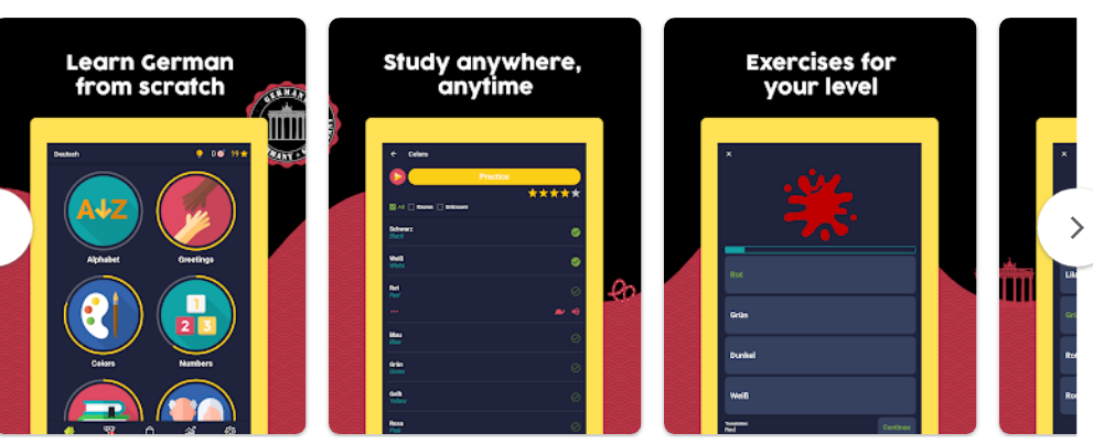 تطبيق تعليم اللغة الألمانية أونلاين بكل بساطة